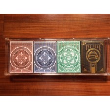 Crystal Card Case x4 - Displays 4 decks
